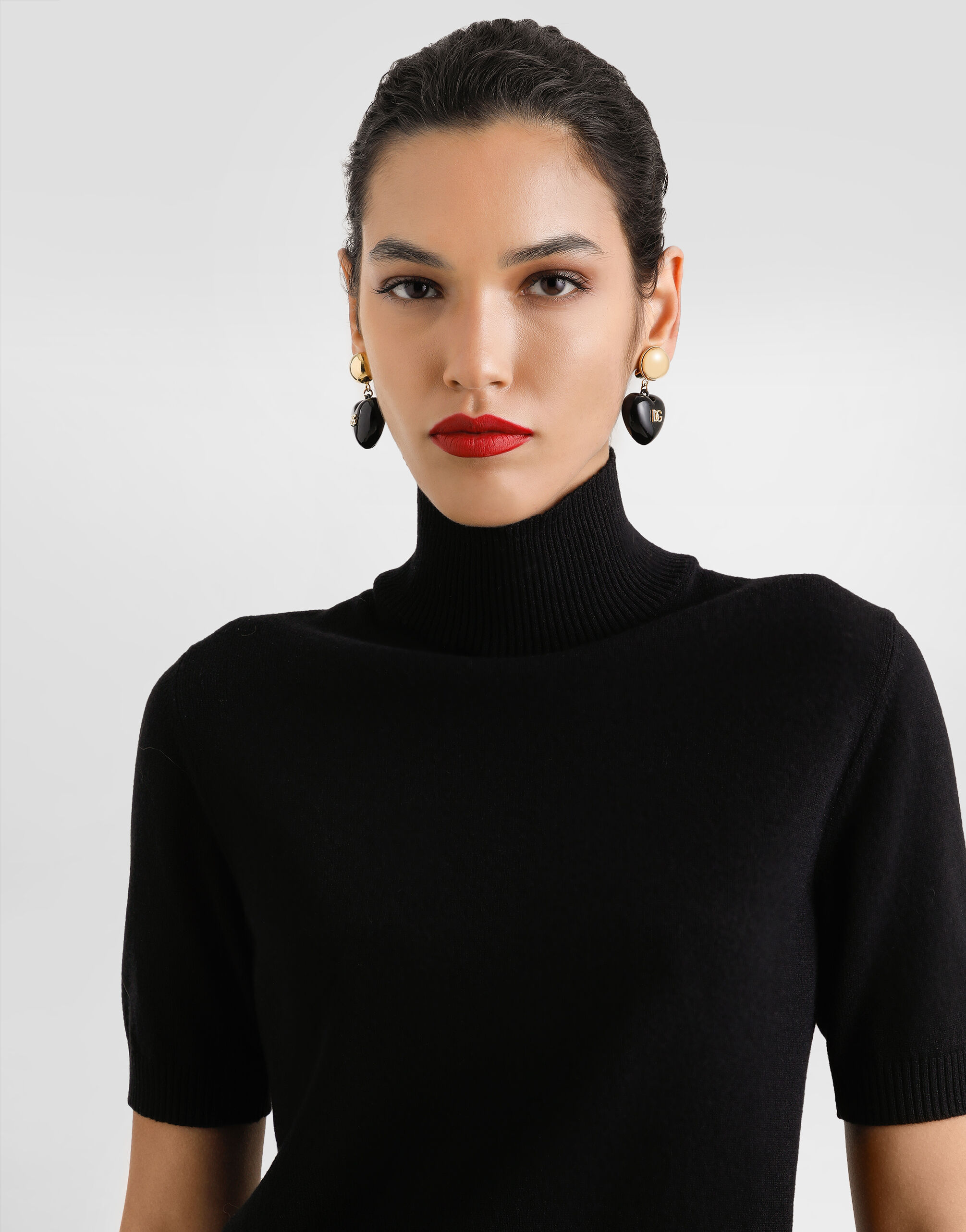 Cashmere pullover in Black for Women | Dolce&Gabbana® US