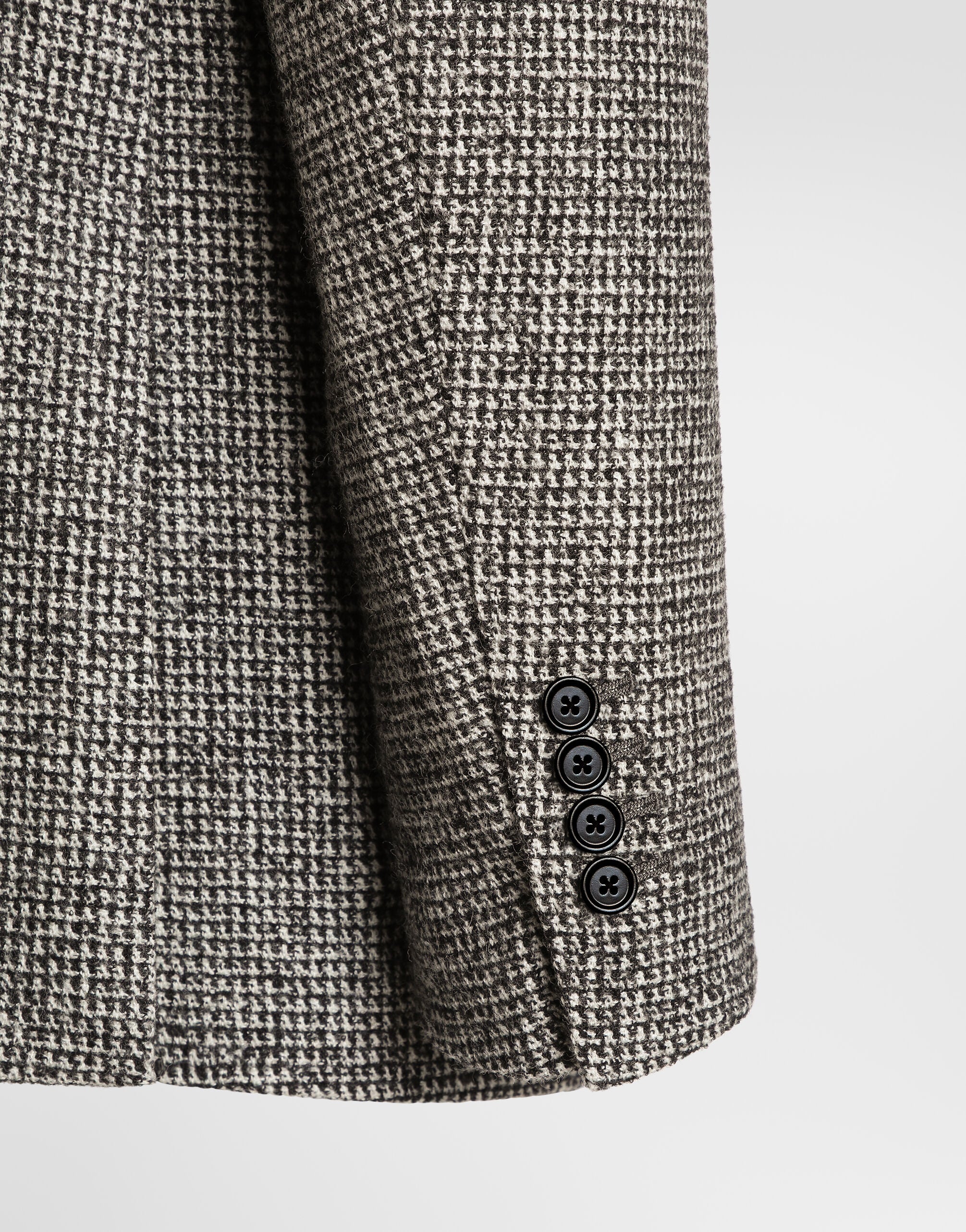 Sinatra double-breasted jacket in birdseye wool blend - thumbnail 3