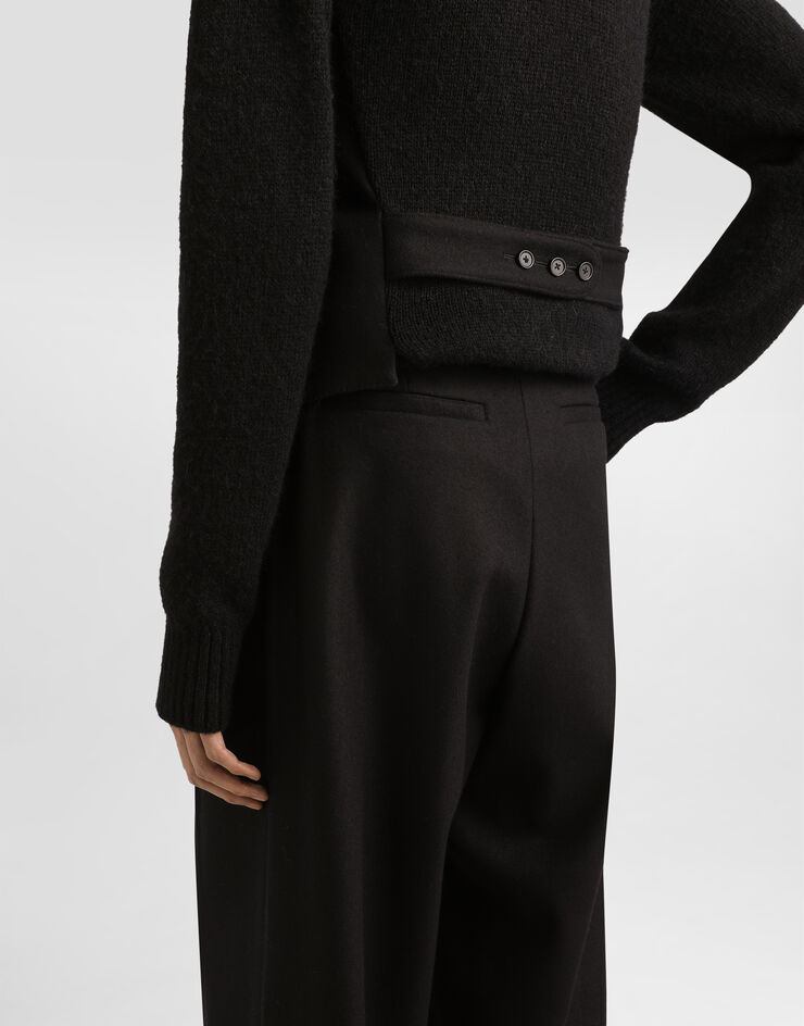 Dolce & Gabbana Wool trousers Black GP16HTHU2A8