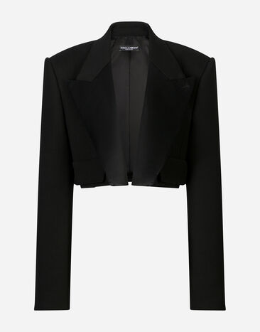 Dolce&Gabbana 더블 울 쇼트 턱시도 재킷 멀티 컬러 BB5970AR441