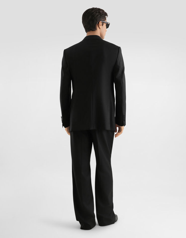 Dolce & Gabbana Double-breasted sicilia virgin wool jacket Dolce & Gabbana Double-breasted sicilia virgin wool jacket Black G2VN8TGK048