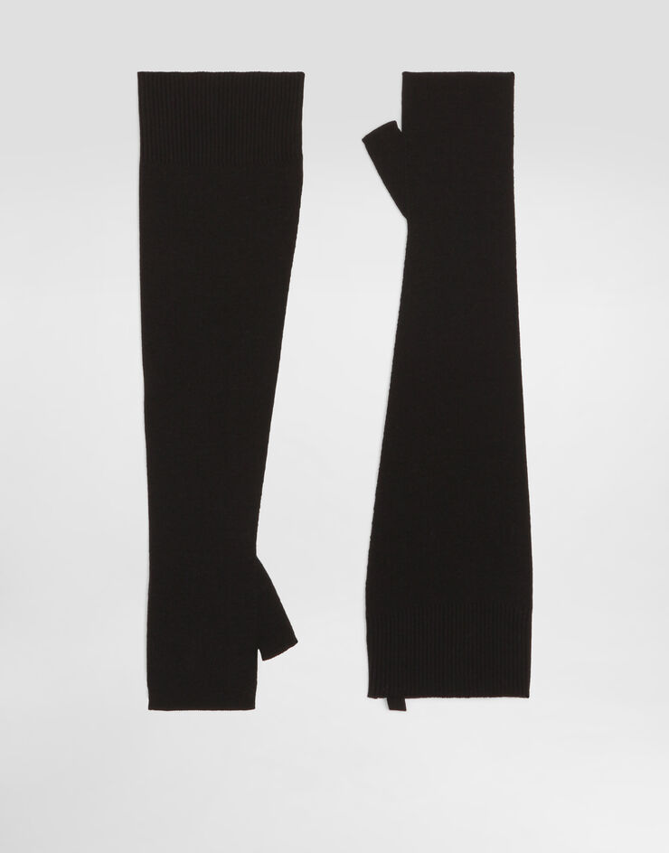Dolce & Gabbana Rib knit gloves Black FX06KTJBVZ0