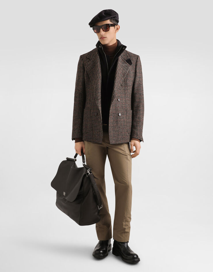 Dolce & Gabbana Cashmere turtleneck pullover Brown GXW05TJBW05