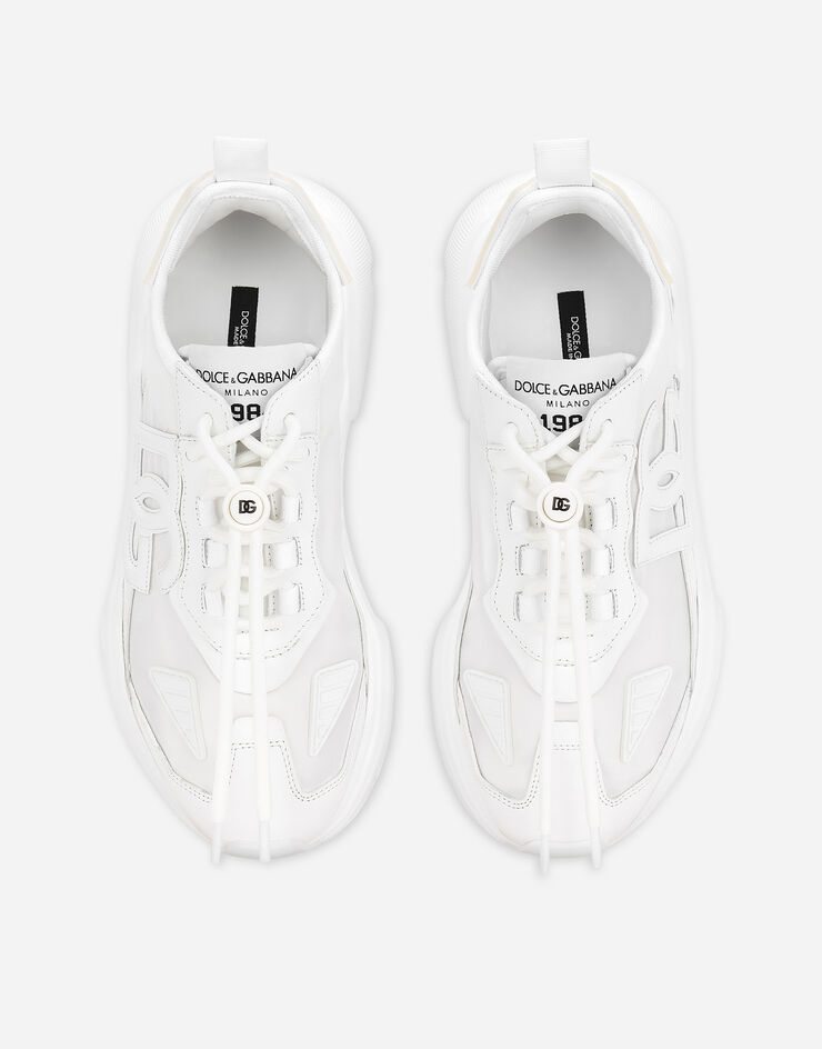 Dolce&Gabbana Mixed-materials Daymaster sneakers White CK1908AG085