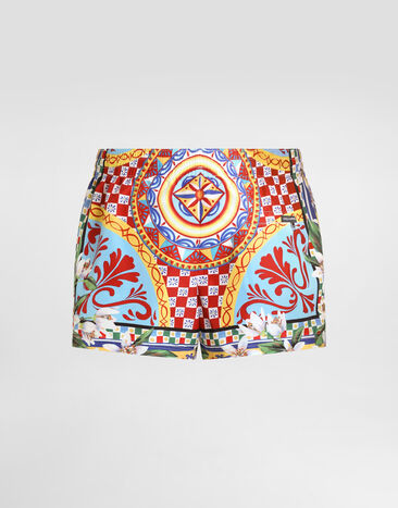 Dolce & Gabbana Carretto-print swim boxer shorts Multicolor M4A06TFPSIV