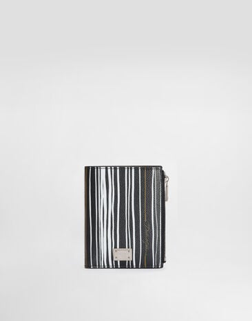 Dolce & Gabbana Stripe-print wallet in calfskin Dolce & Gabbana Stripe-print wallet in calfskin Multicolor BP3461A0692