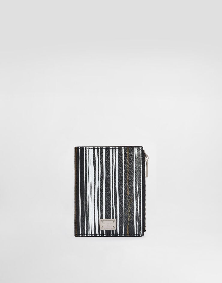 Dolce & Gabbana Stripe-print wallet in calfskin Dolce & Gabbana Stripe-print wallet in calfskin Multicolor BP3461A0692