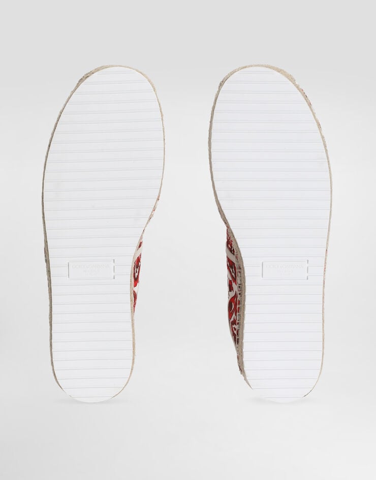 Dolce & Gabbana 草编鞋 帆布 马约利卡印花 Multicolor A10914A0638