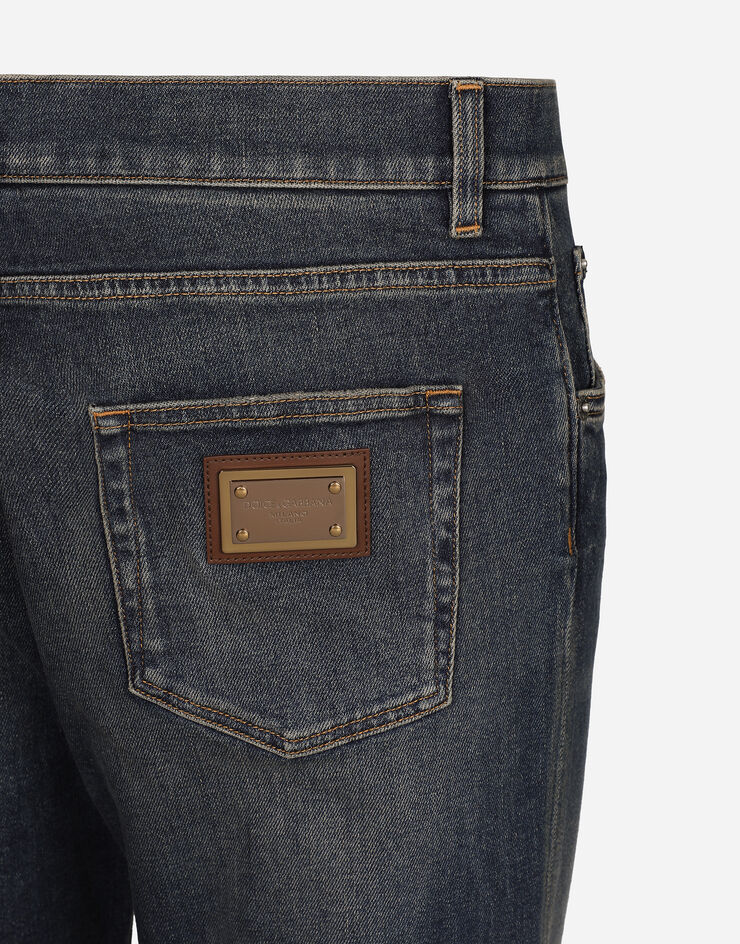 Dolce & Gabbana Jeans slim in denim stretch Multicolore GY07CDG8KY6