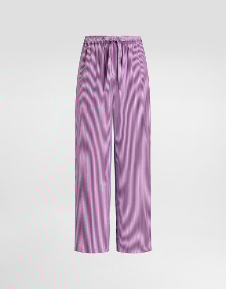 Dolce & Gabbana Striped poplin trousers Multicolor GP18JTFR52M