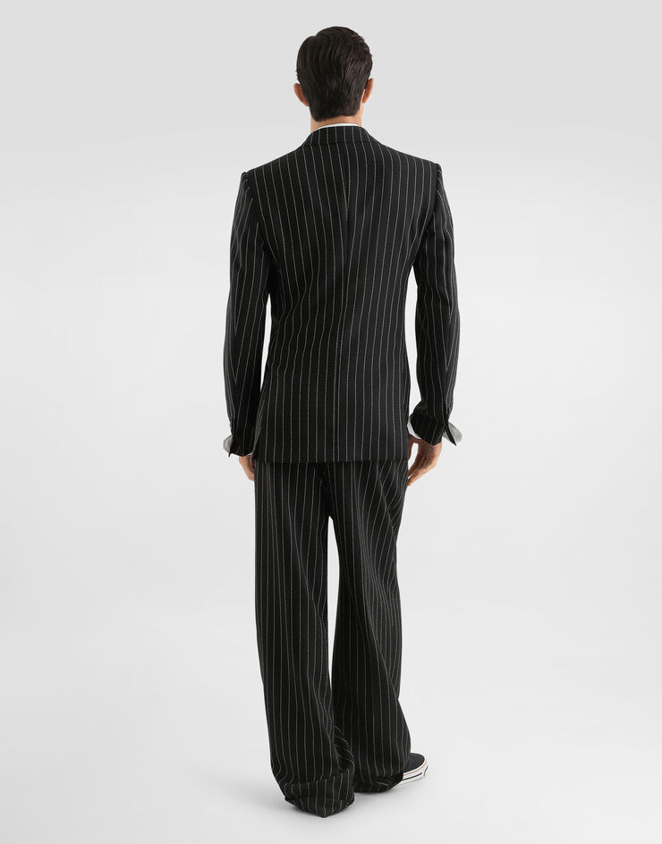 Dolce & Gabbana Double-breasted sicilia pinstriped wool jacket Dolce & Gabbana Double-breasted sicilia pinstriped wool jacket Multicolor G2VR4TFR22V