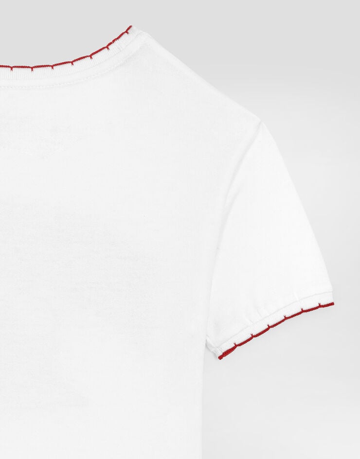 Dolce & Gabbana Jersey t-shirt with logo  L5JTNJG7P7D