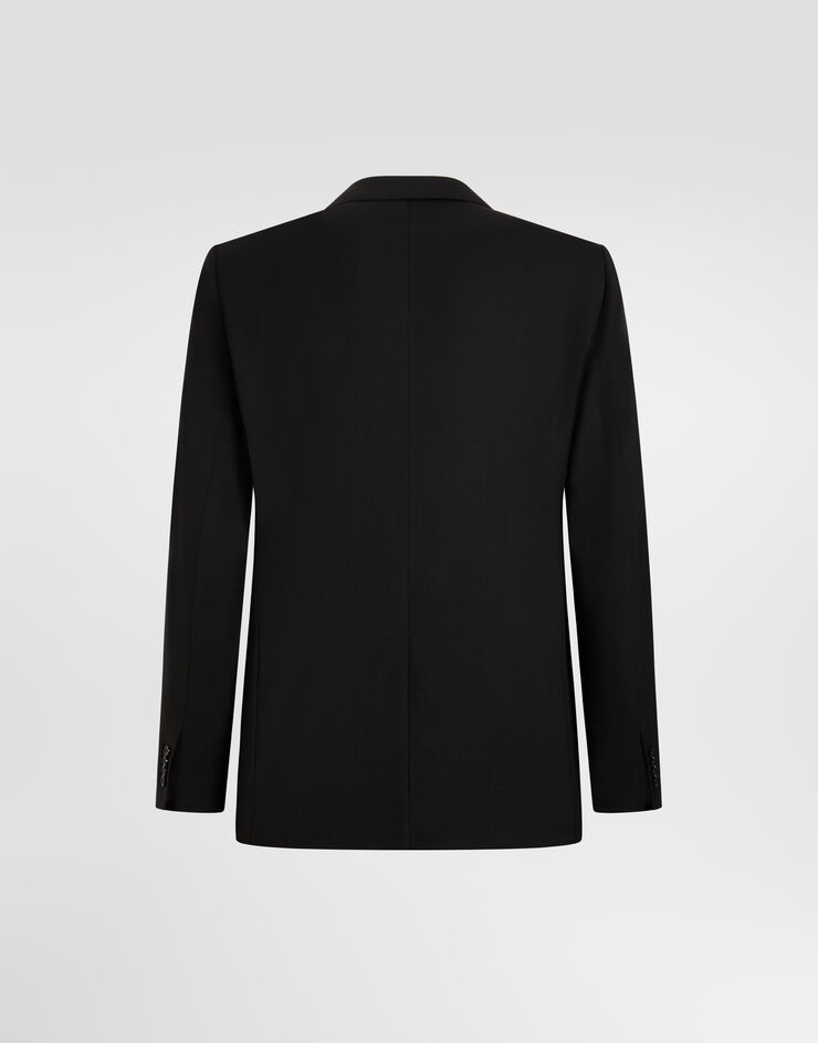 Dolce & Gabbana Single-breasted martini light wool gabardine suit Black GK05VTFUBG4
