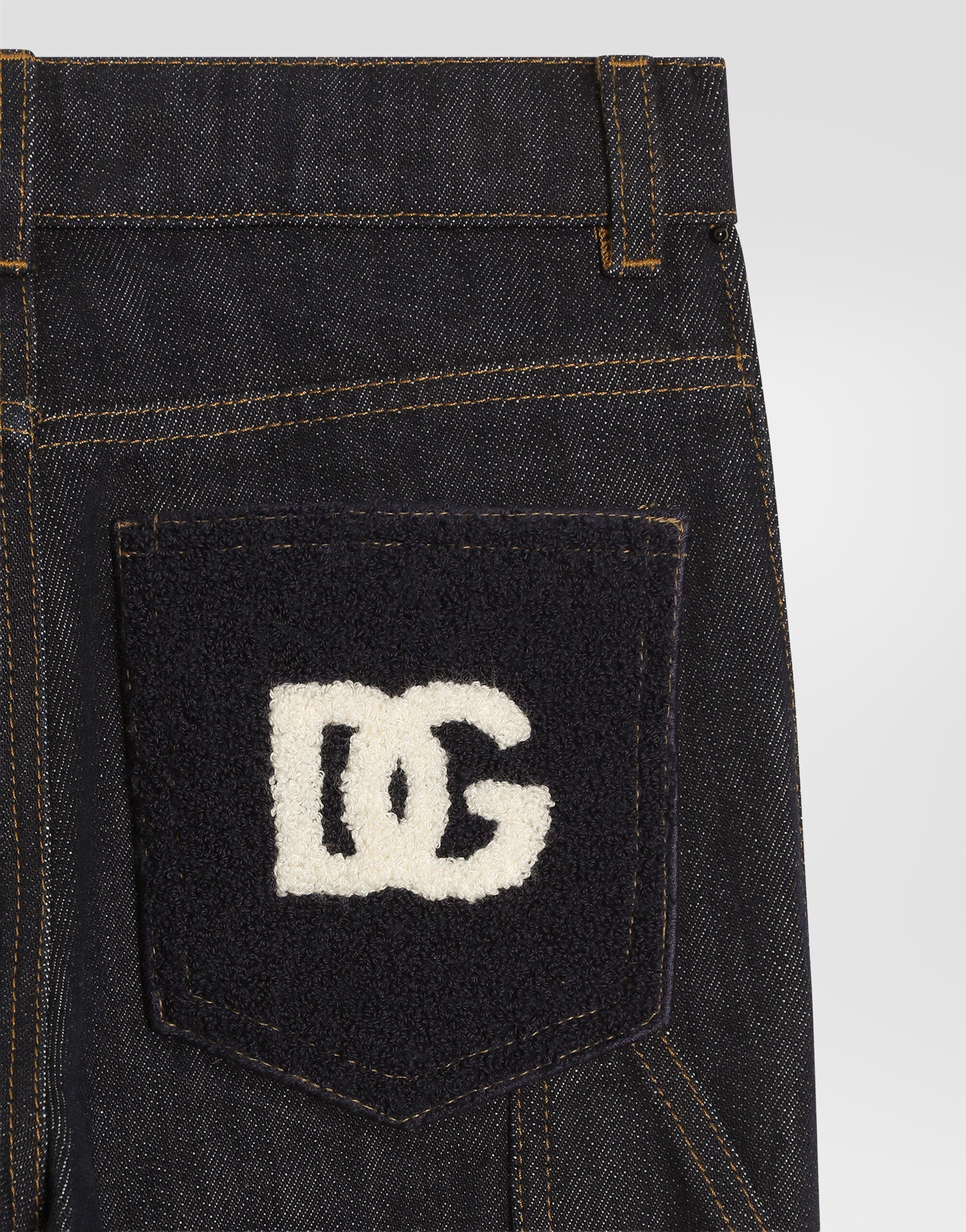 00s Dolce & Gabbana D&G ロゴ刺繍デニム M パンツ Dolce & Gabbana logo design denim 00s DOLCE&GABBANA