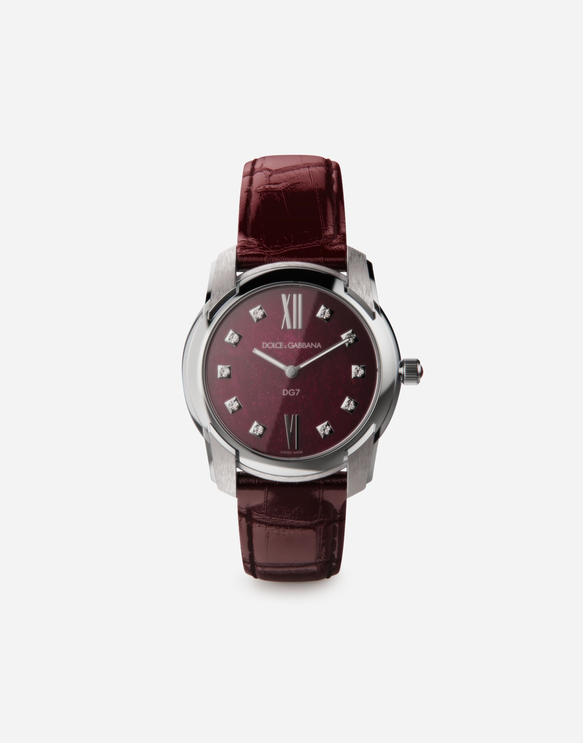 Dolce and gabbana diamond watch clearance