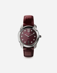 Dolce & Gabbana DG7 watch in steel with ruby and diamonds Gold WWLB1GWMIX1