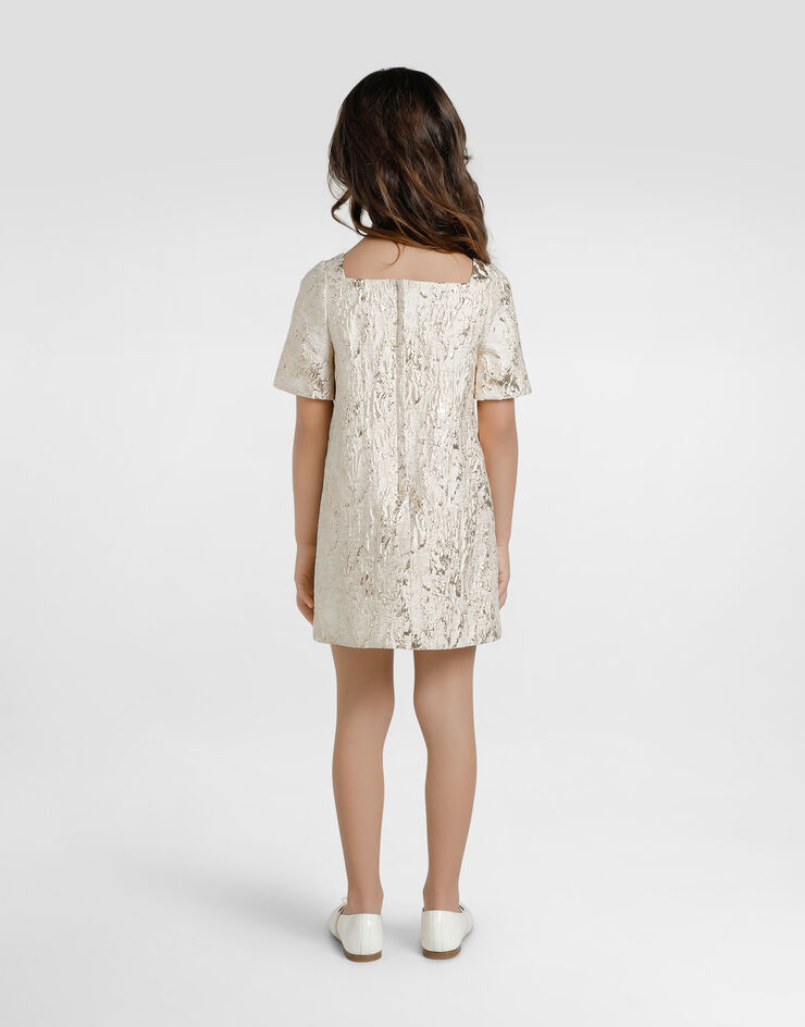 Dolce & Gabbana Brocade dress Multicolor L54DJ0FJSC6
