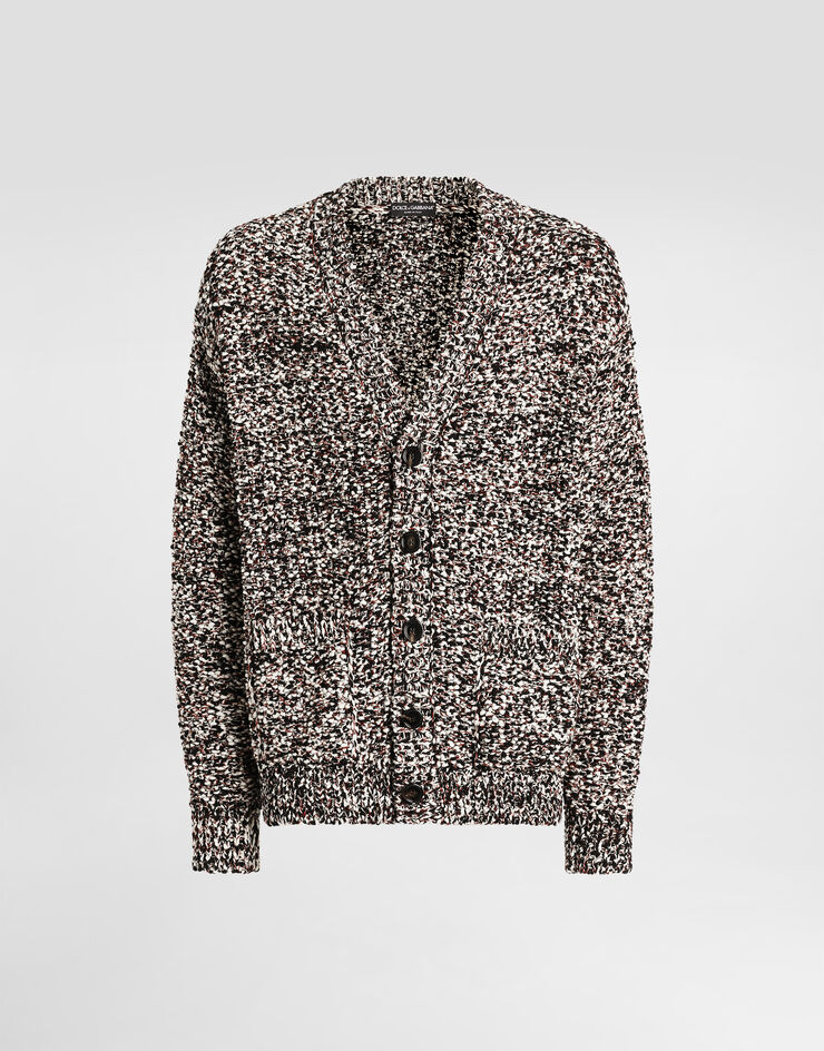 Dolce & Gabbana Cotton cardigan Beige GXVGRTJGMGV