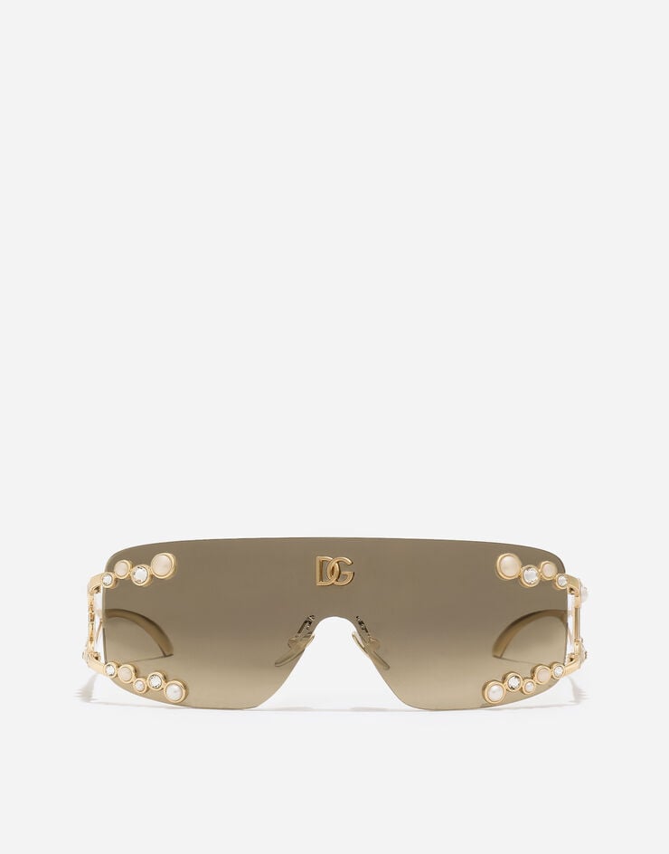 Dolce & Gabbana DG Filo Sunglasses Dolce & Gabbana DG Filo Sunglasses Gold VG2323VM203