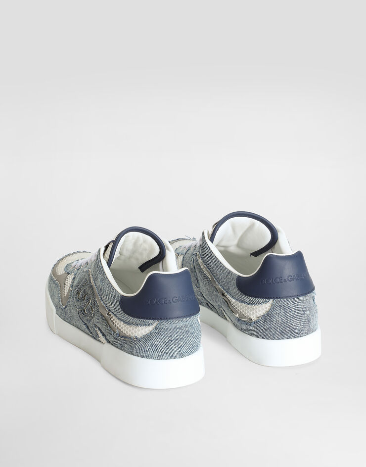 Dolce & Gabbana Zapatilla Strobel Portofino Light en piel de becerro Multicolor CS2305A6D74