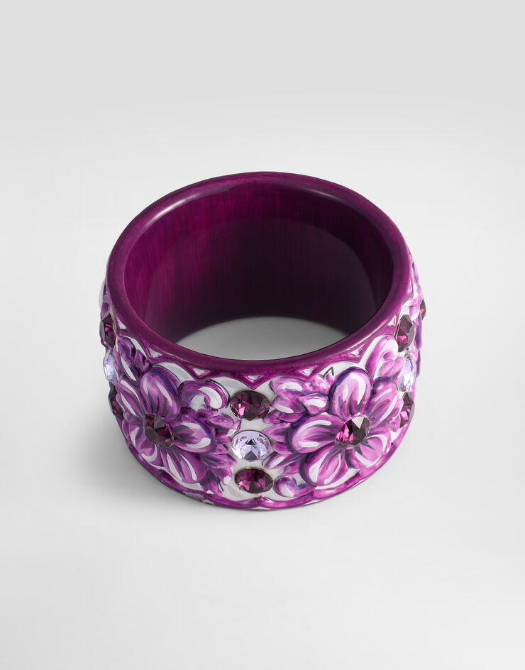 Dolce & Gabbana Bracciale in resina maiolica Multicolore WBR6A3W1111