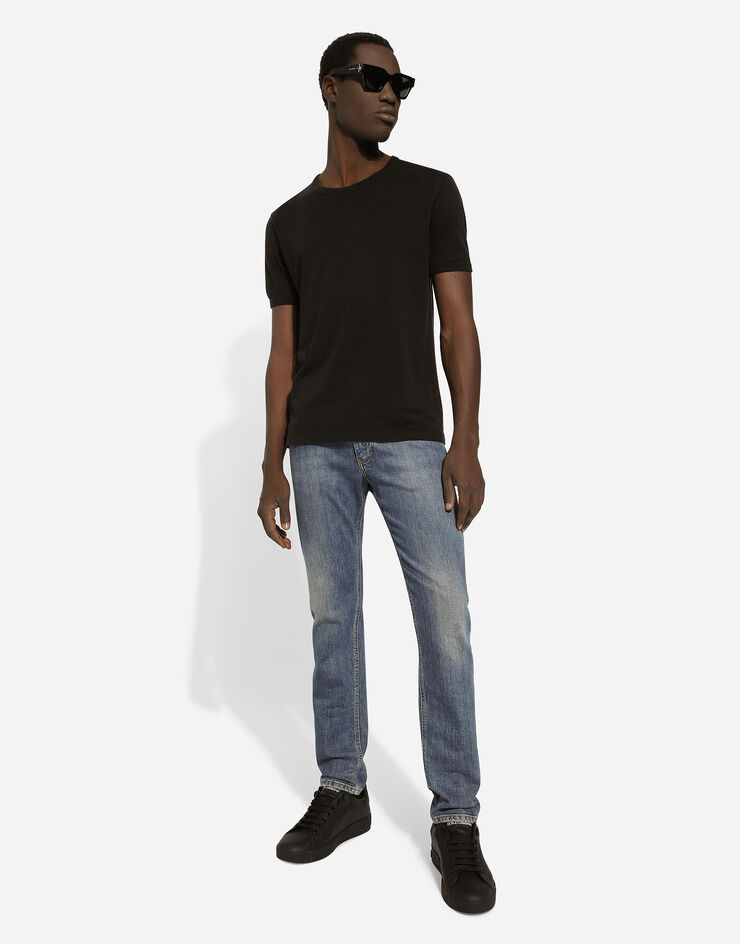 Dolce & Gabbana Vaqueros slim de denim elástico azul Azul GP02WDG8KF2