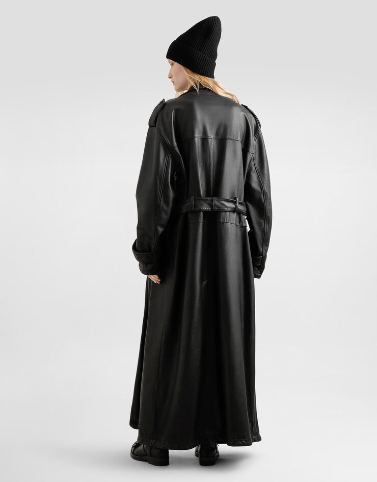 Dolce & Gabbana Soft satin dress Black F60E7TFU1NU