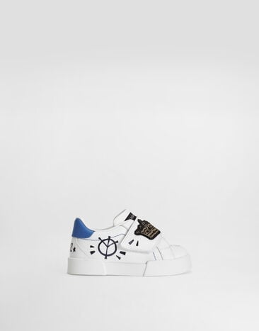 Dolce & Gabbana Nappa calfskin sneakers Multicolor DN0233A0219