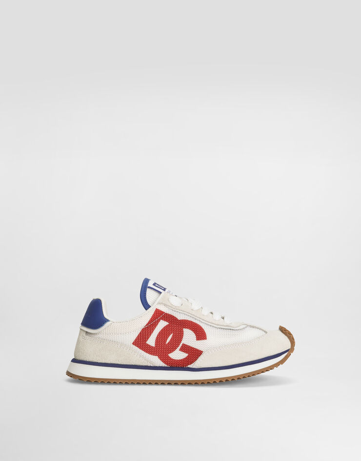 Dolce & Gabbana Mesh and calfskin nappa DG Cushion sneakers Multicolor DA5260A5355