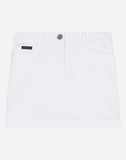 DolceGabbanaSpa 5-pocket short skirt in ripped denim Multicolor L52F69LDB53