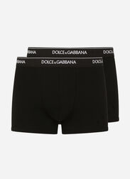 Dolce & Gabbana Stretch cotton regular-fit boxers two-pack Grey M9C07JONN95