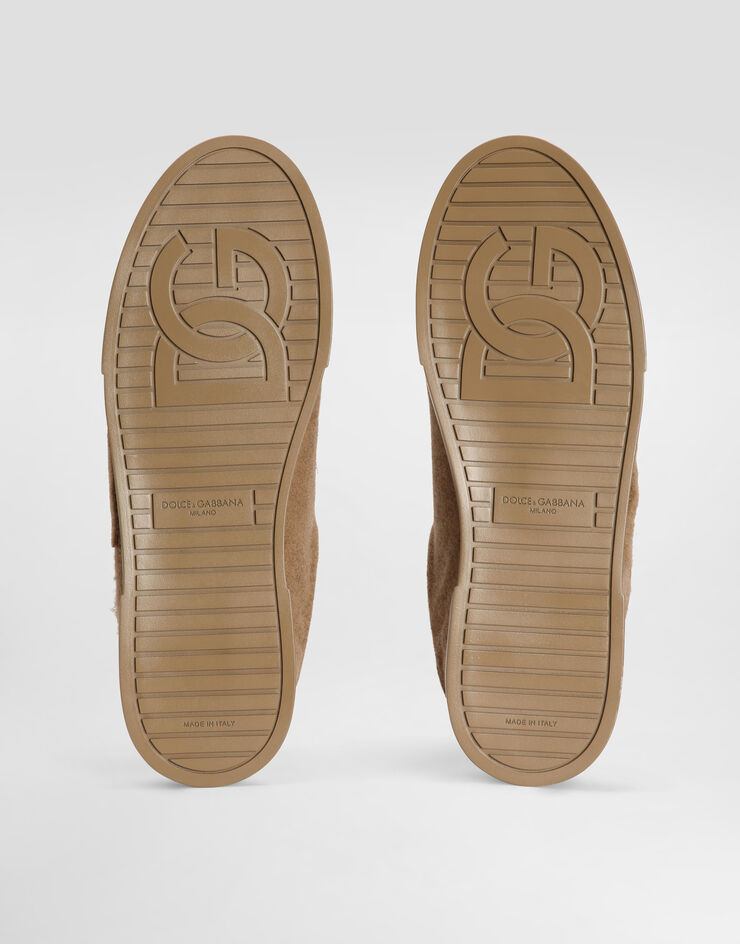 Dolce & Gabbana Portofino wool sneakers Beige CS2459A0978