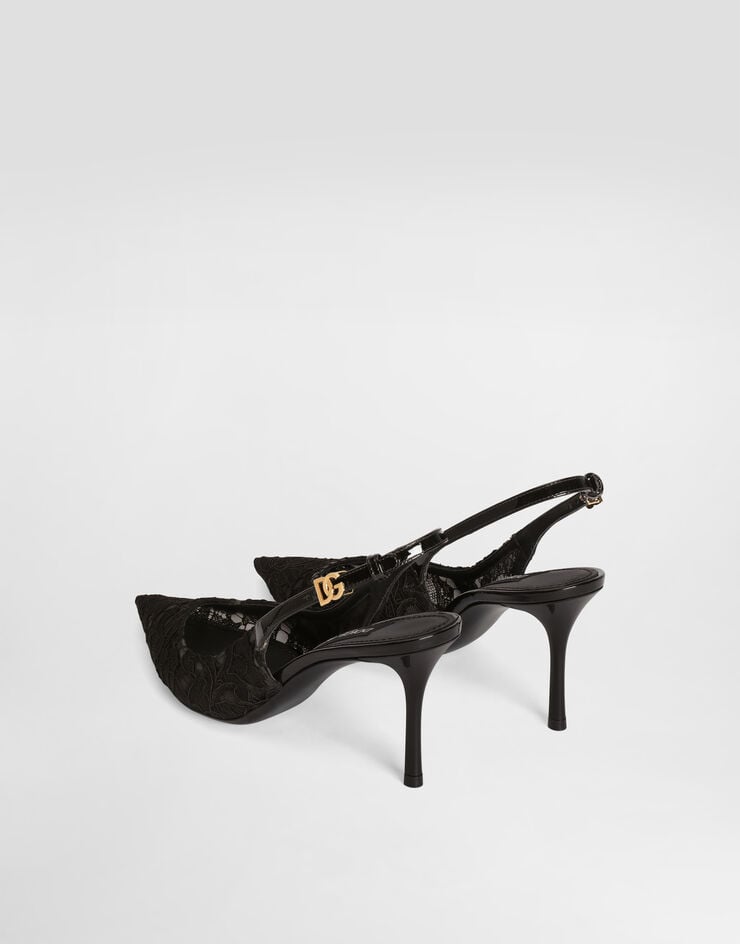 Dolce & Gabbana Lace slingback Dolce & Gabbana Lace slingback Black CG1049A0610