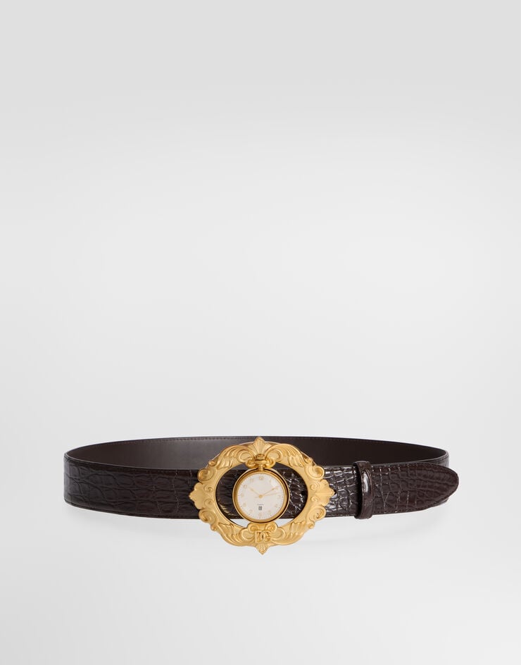Dolce & Gabbana Caiman belt Dolce & Gabbana Caiman belt Brown BC5017A2J68