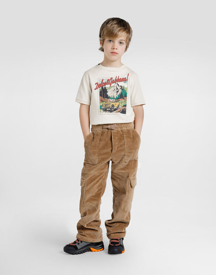Dolce & Gabbana Corduroy trousers Beige L45P03FUWDU
