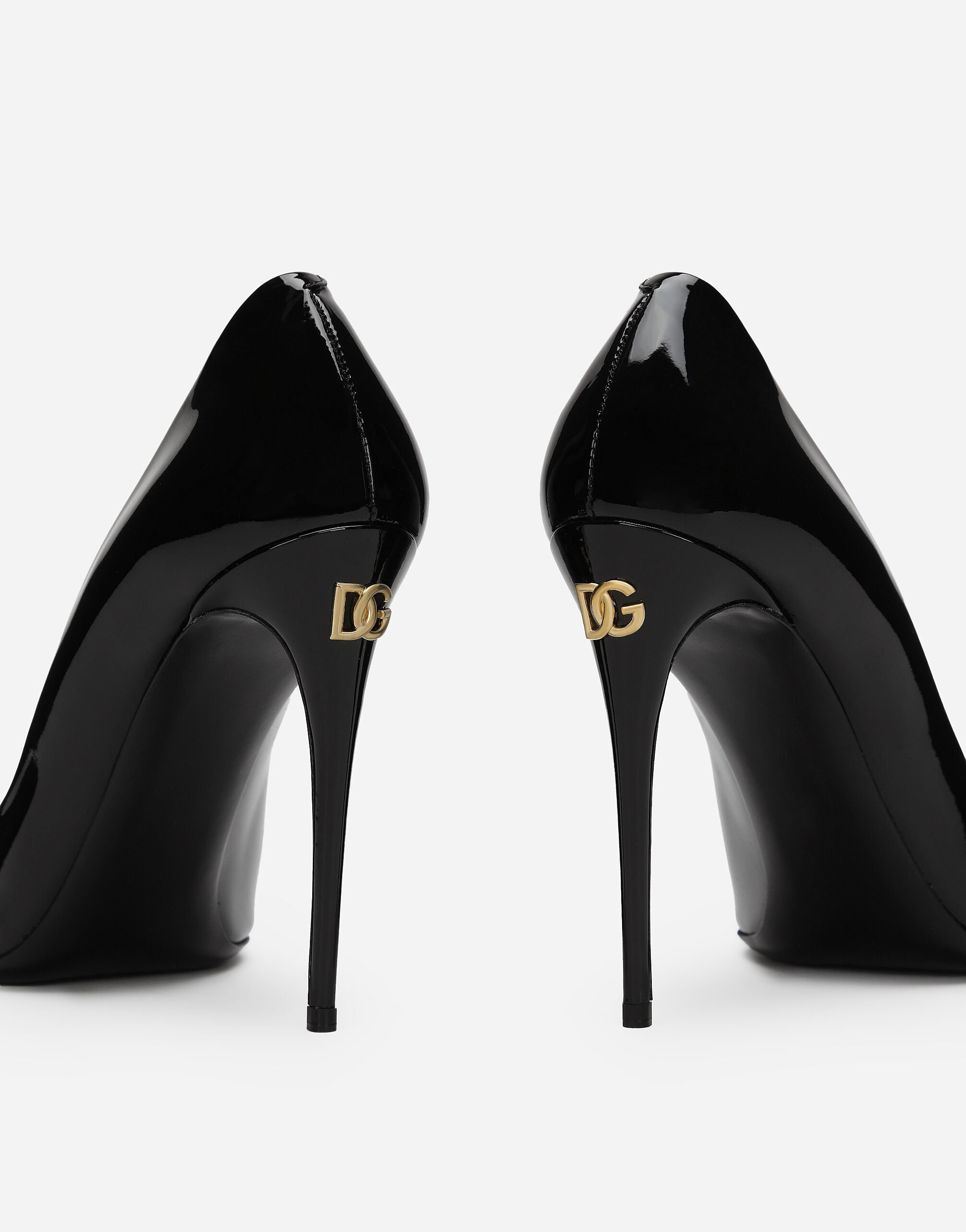 Patent leather pumps in Black for Women Dolce Gabbana US