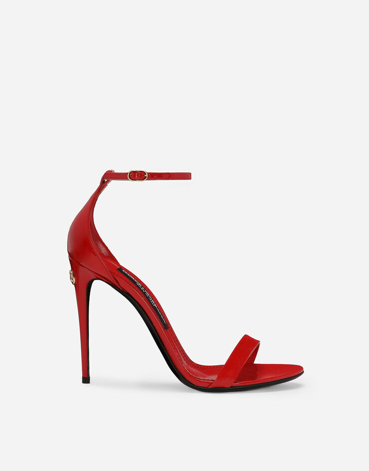 Dolce&Gabbana Patent leather sandals Red CR1339A1471