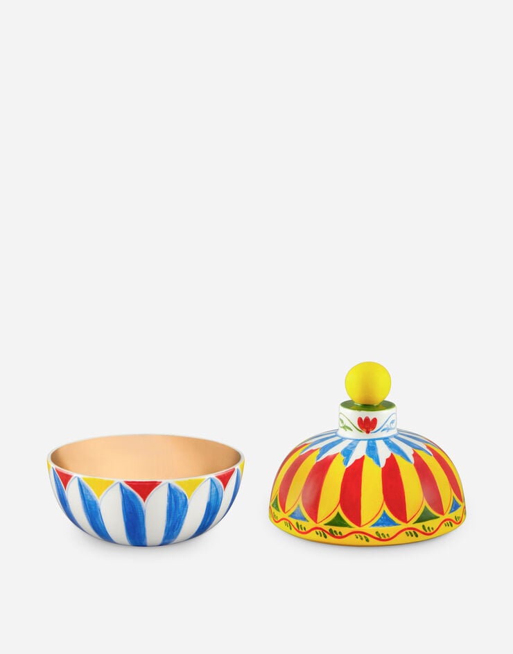 Dolce & Gabbana 장식 세라믹 컨테이너 Multicolor TCC085TCAD5