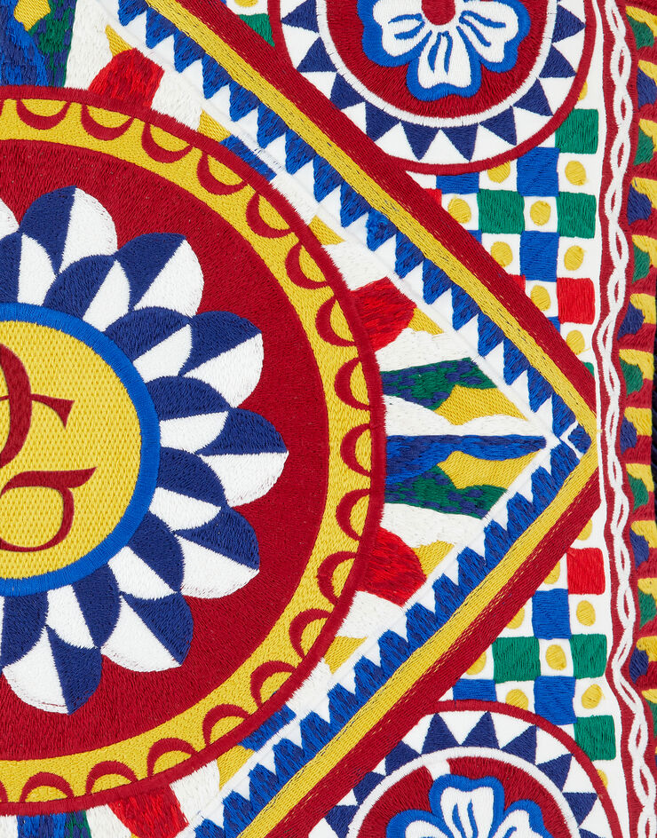 Dolce & Gabbana Cojín mediano bordado Multicolor TCE015TCABP