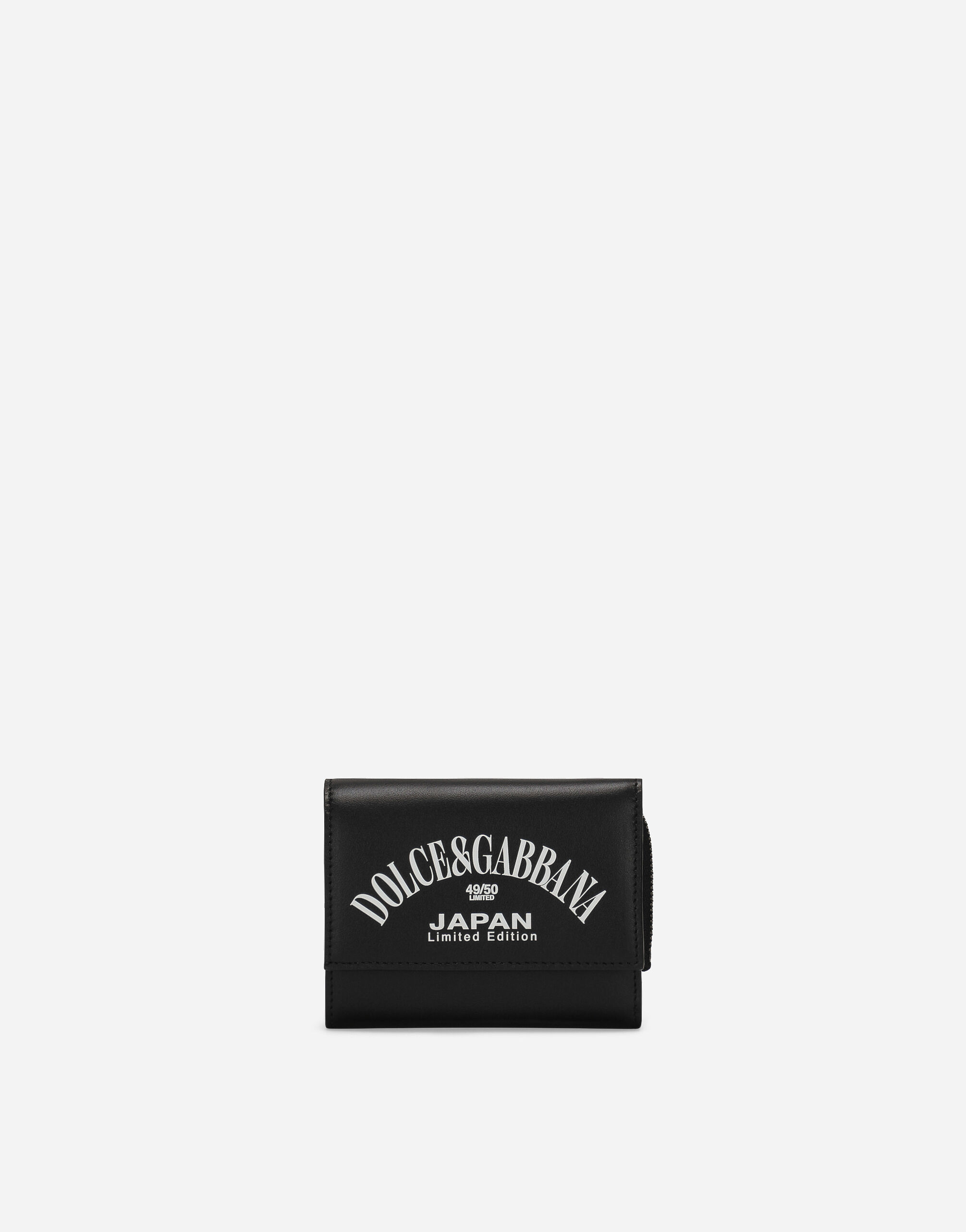 Dolce & Gabbana フレンチフラップウォレット カーフスキン ブラック I9645MGH772