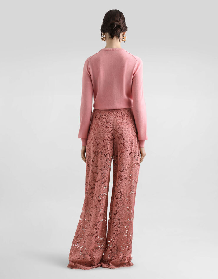 Dolce & Gabbana 倒缝羊绒针织衫 Pink FXX48TJBW0B