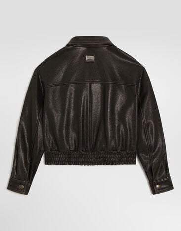 Dolce & Gabbana Nappa leather jacket Multicolor L53B06G7QNW