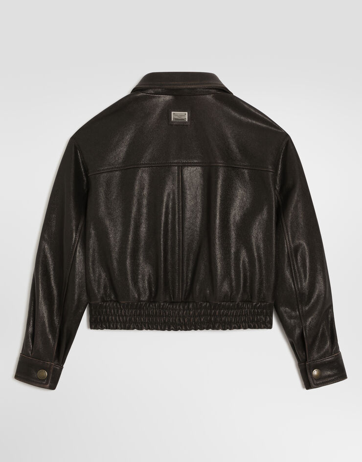 Dolce & Gabbana Nappa leather jacket Dolce & Gabbana Nappa leather jacket Multicolor L53B06G7QNW