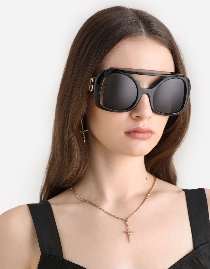 Dolce & Gabbana Sicilian Street Sunglasses Black VG4549VP187