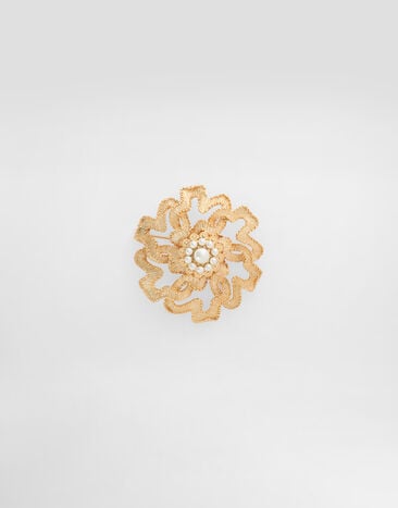 Dolce & Gabbana Sicilian gentlemen brooch Gold WPR5S3W1111