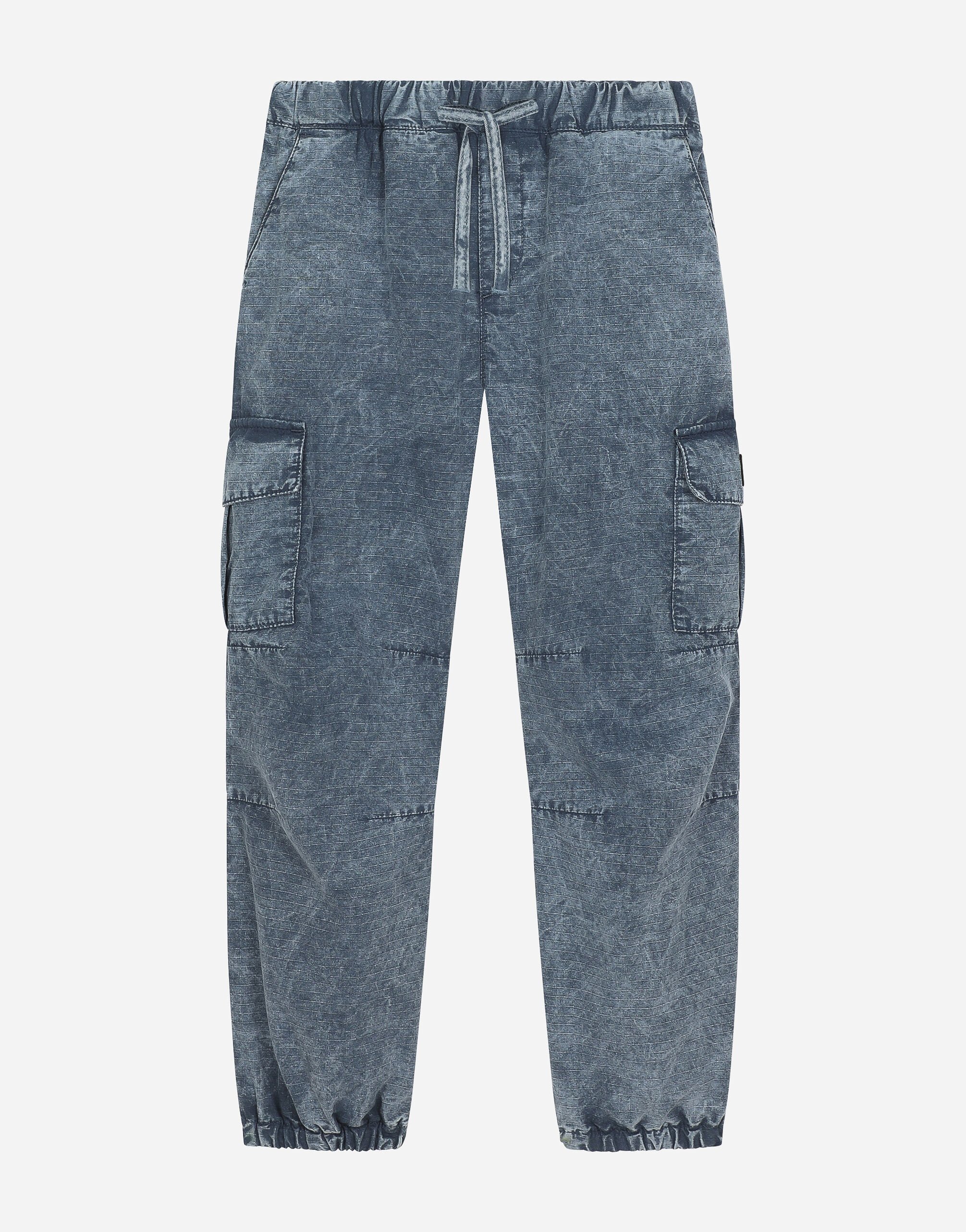 Dolce & Gabbana Cotton cargo pants Blue L44P16LDB17