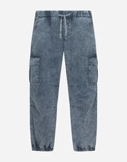 Dolce & Gabbana Cotton cargo pants Blue L4JQP0G7IJ8
