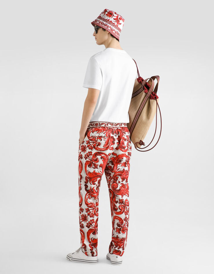Dolce & Gabbana Majolica-print jacquard jogging trousers Dolce & Gabbana Majolica-print jacquard jogging trousers Multicolor GP12QTFPTBC
