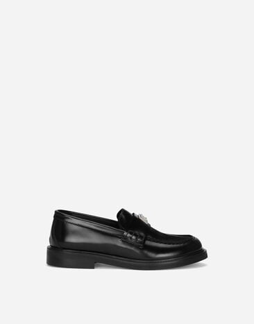 Dolce&Gabbana Calfskin loafers Black DA5173A1671