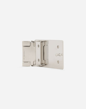 Dolce & Gabbana Hebilla tipo placa de metal Plateado BC4806AO730
